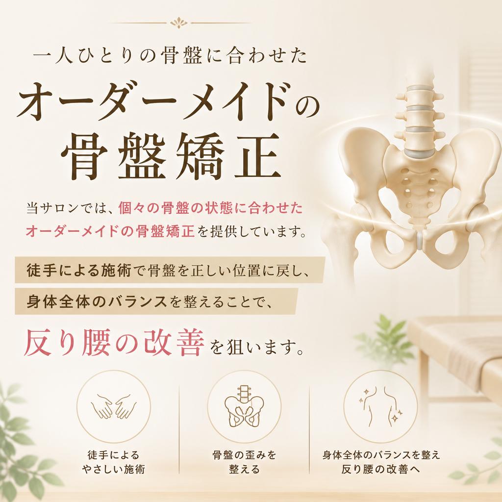 カラダサロンきえの骨盤矯正とは？