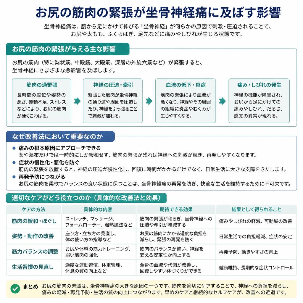 2. お尻の筋肉を緩める重要性