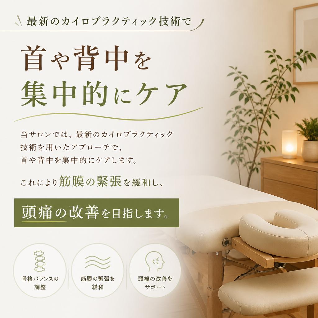 カイロプラクティックの新アプローチ