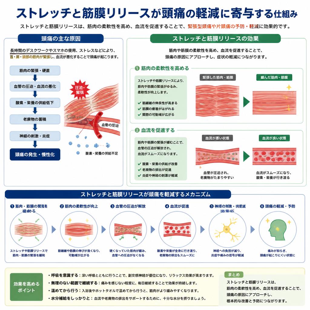 ストレッチと筋膜リリースの重要性