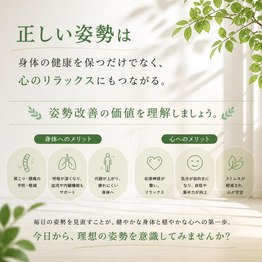 4. 姿勢改善の重要性