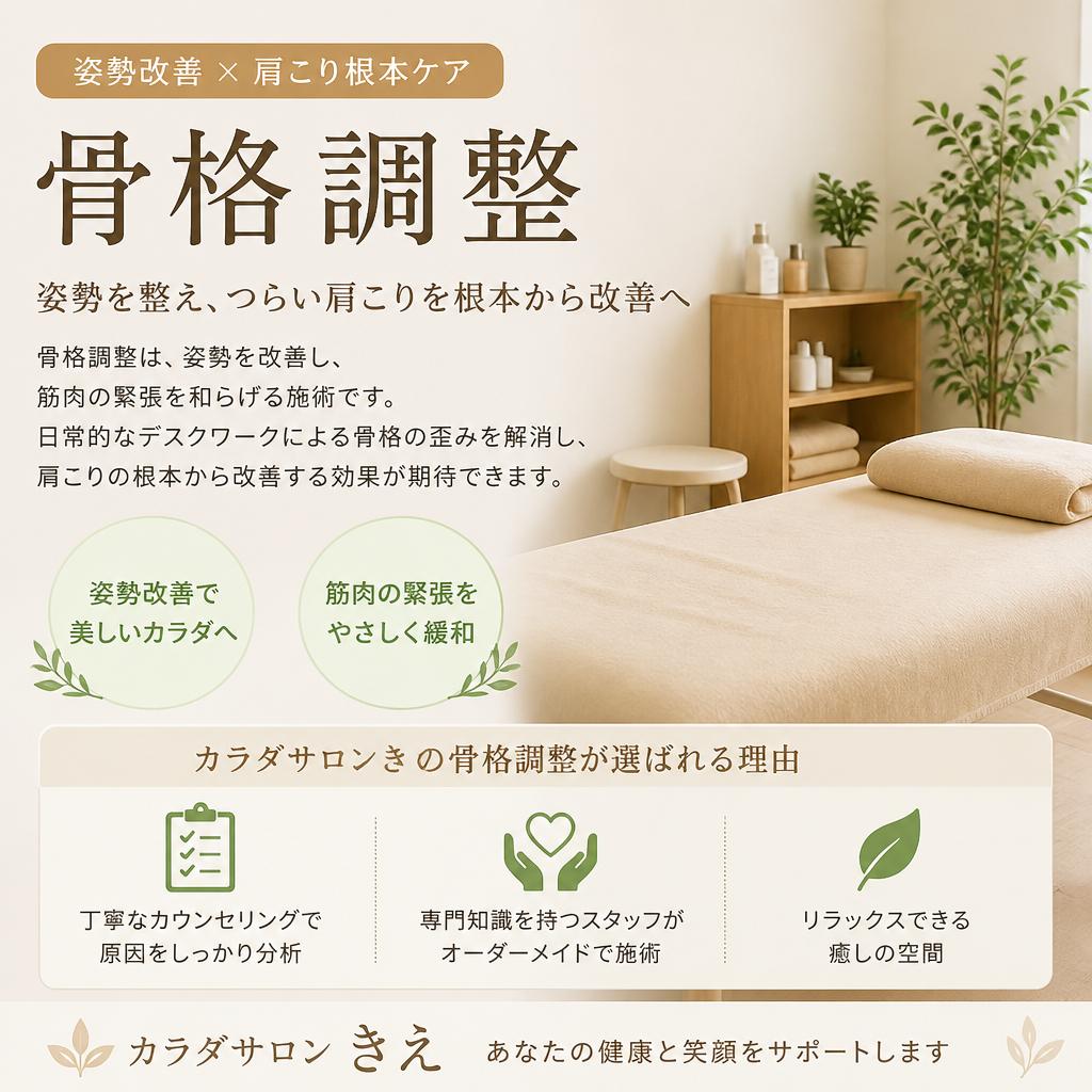骨格調整とは？