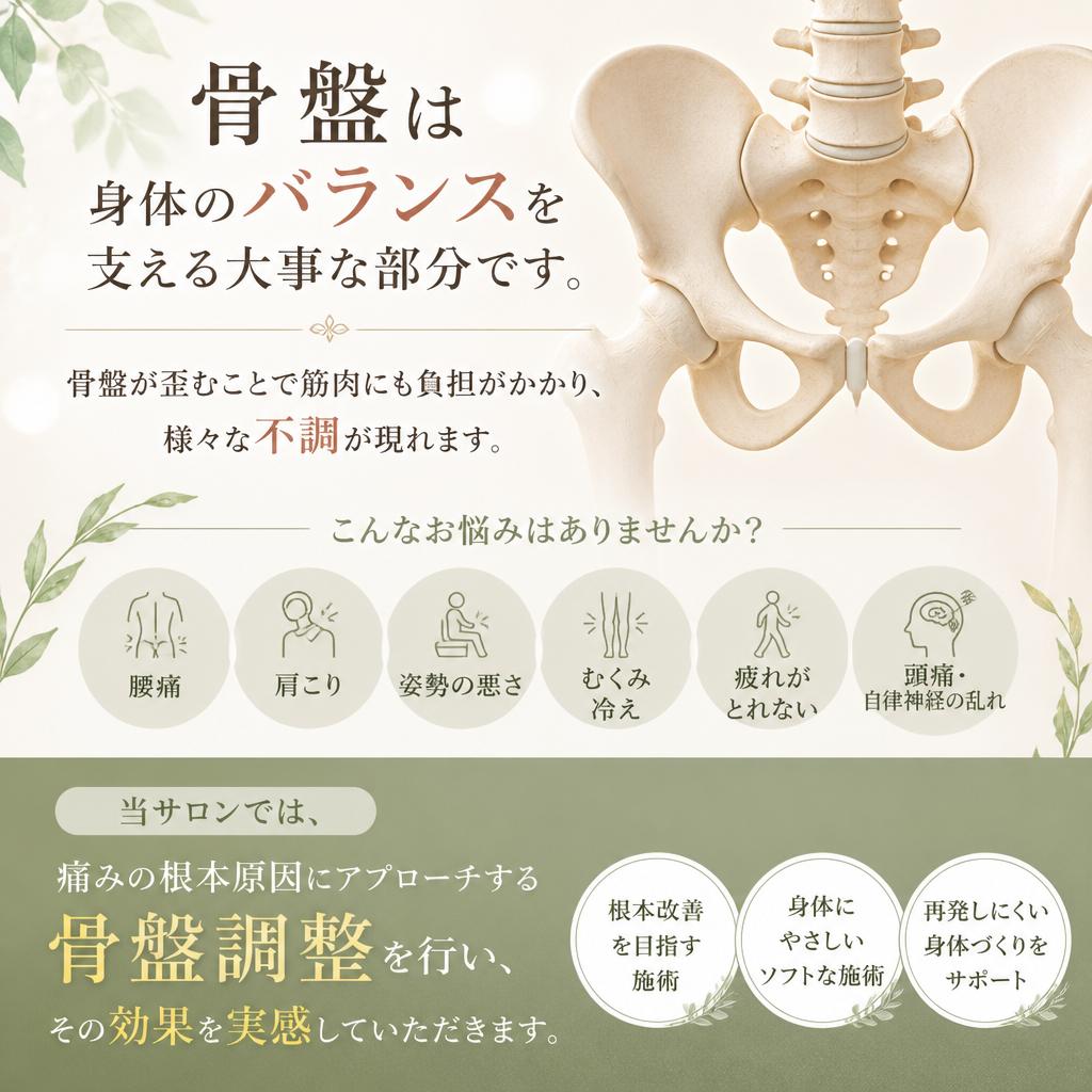 骨盤調整の重要性