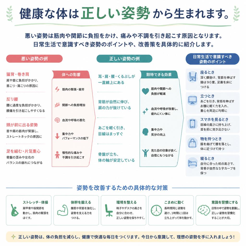姿勢の重要性