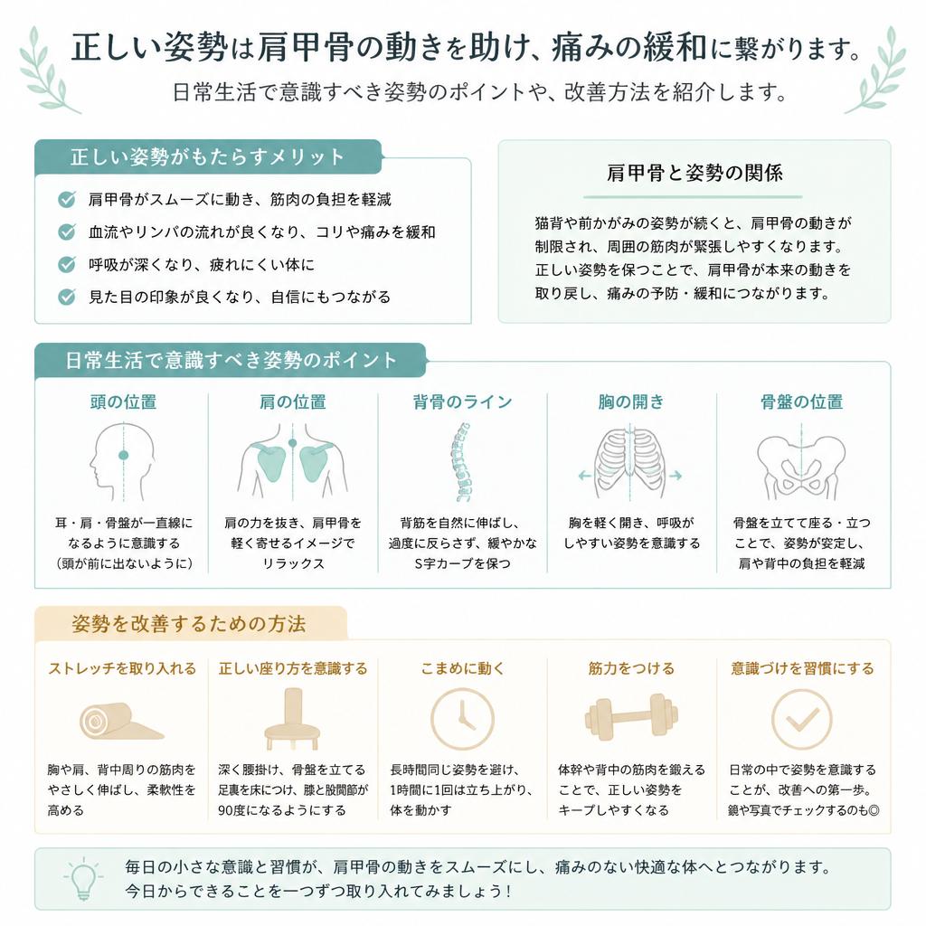 姿勢改善の重要性