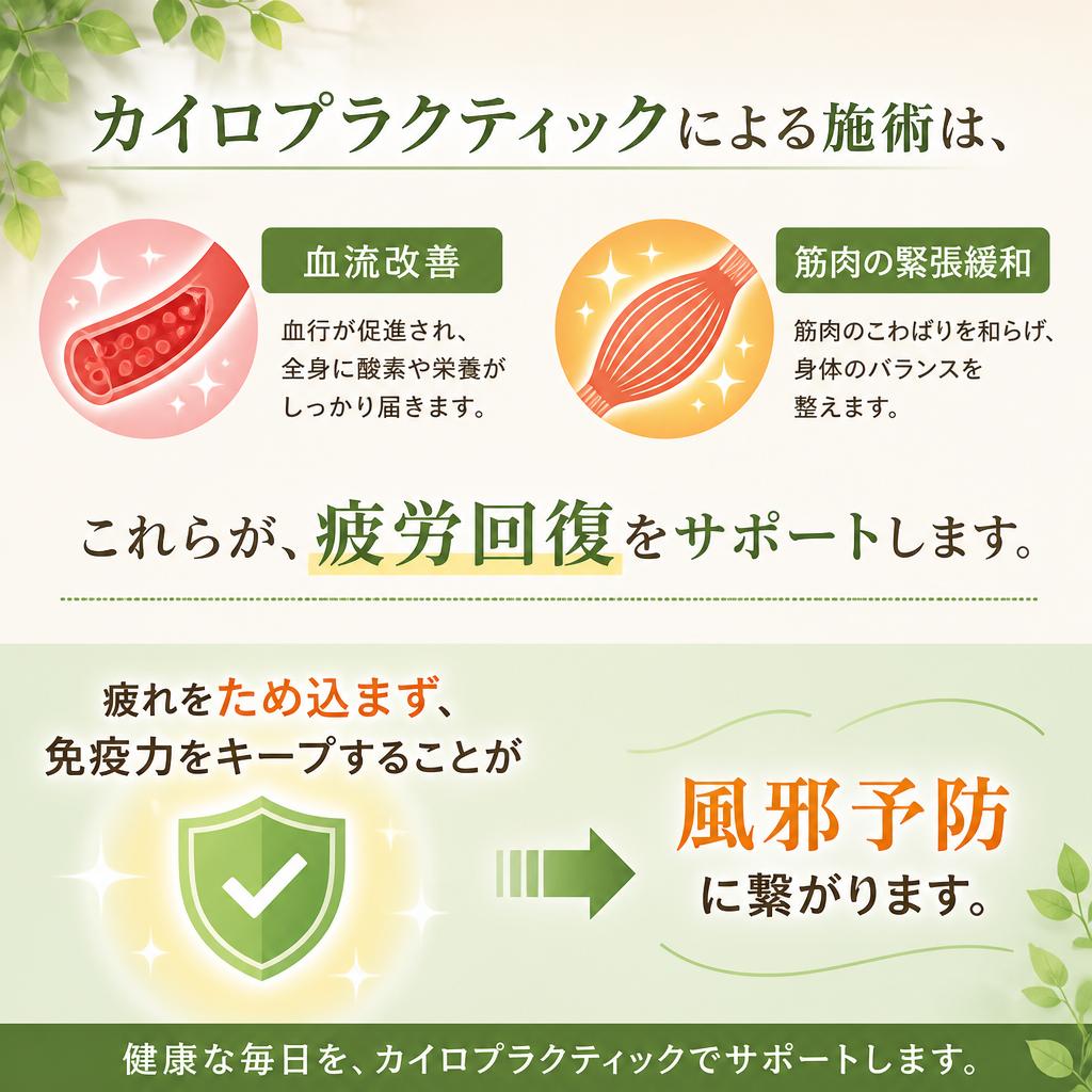 疲労回復と免疫力向上