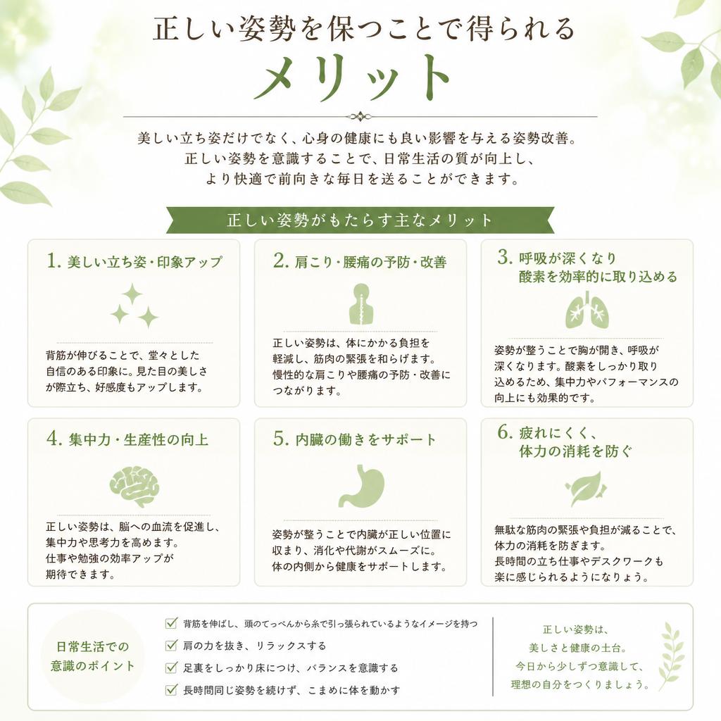 2. 姿勢改善の重要性