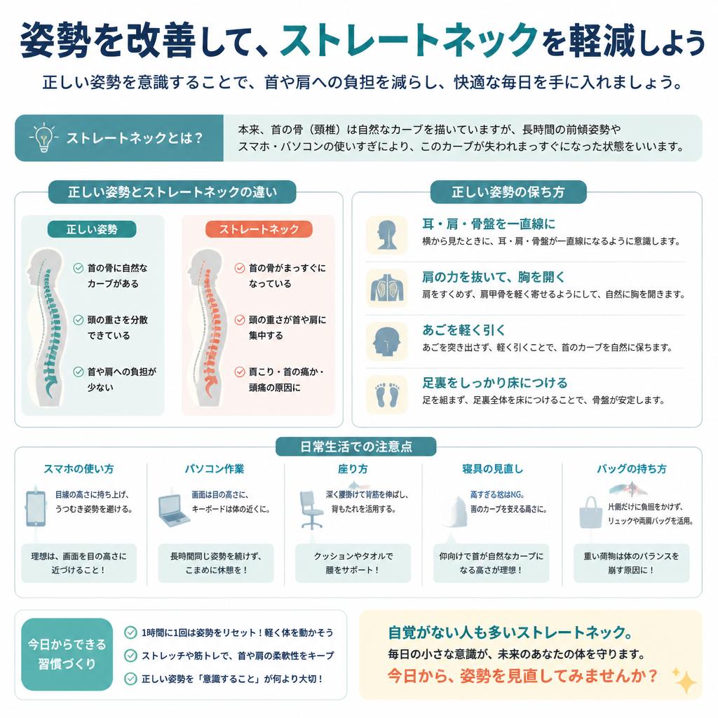 姿勢改善の重要性