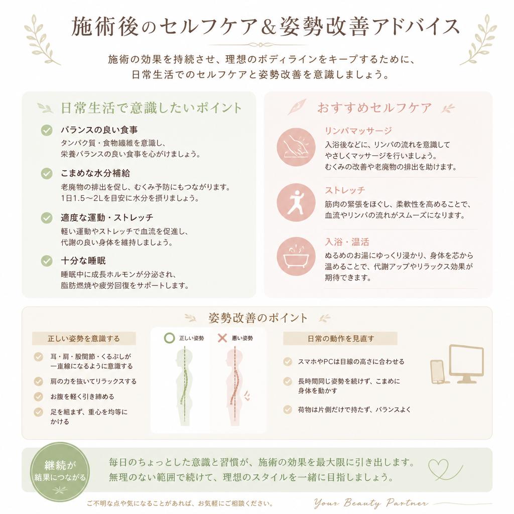 セルフケアでダイエット効果を倍増！