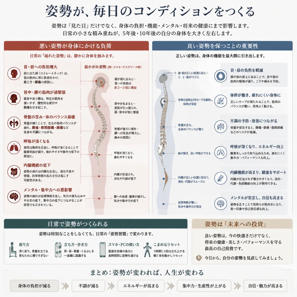 姿勢改善の重要性