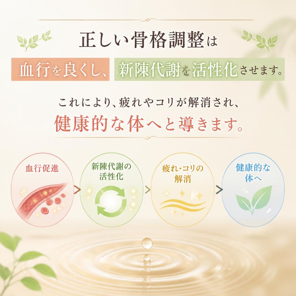 血行を促進し、体全体の循環を改善